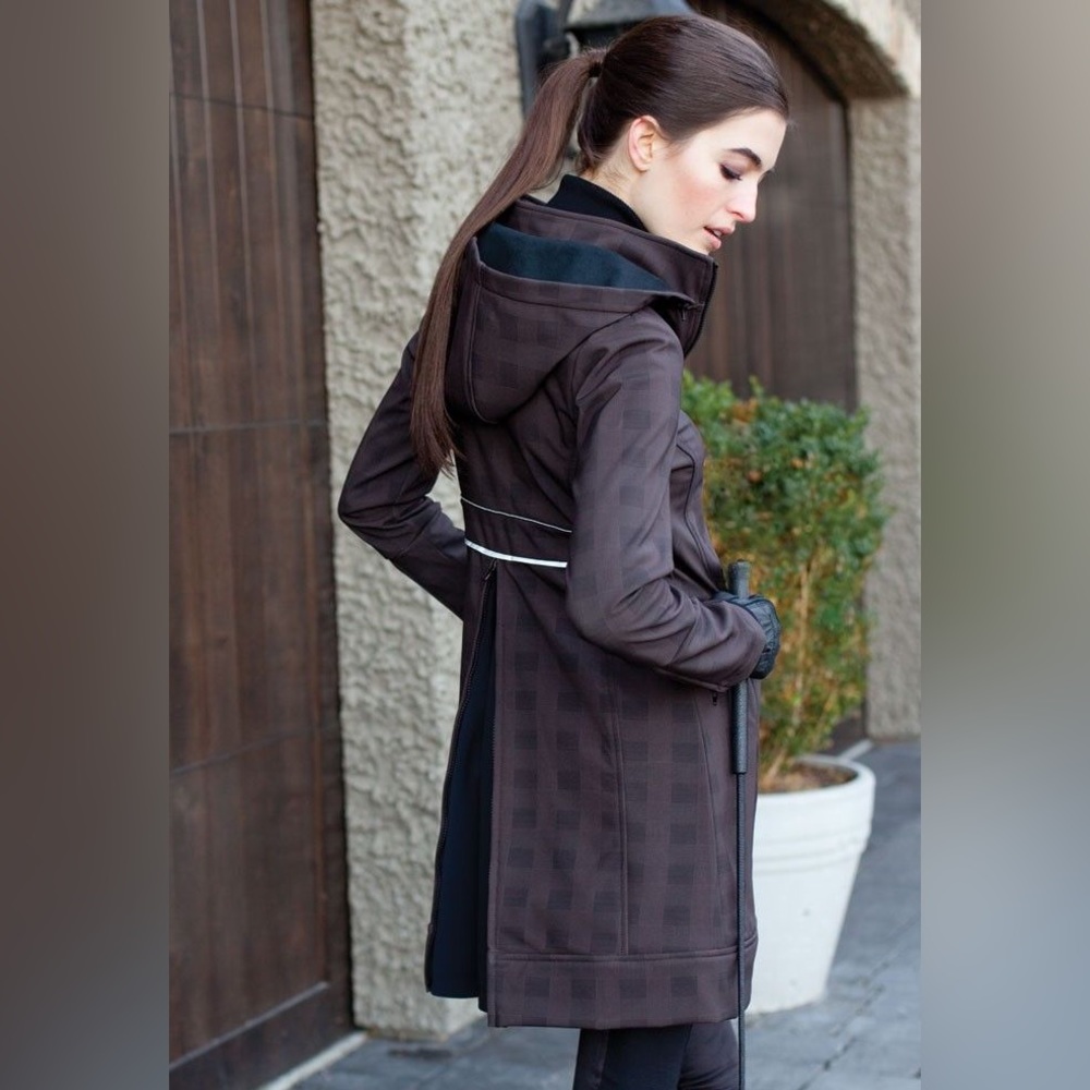 Noel Asmar Equestrian All-Weather Long Jacket. Size Sm